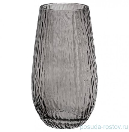 Ваза для цветов 27 см серая / 289413