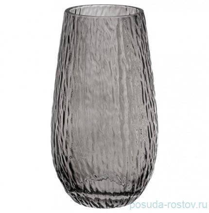 Ваза для цветов 27 см серая / 289413