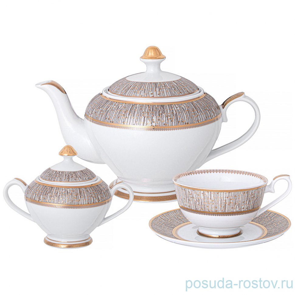 Чайный сервиз на 6 персон 14 предметов (без молочника) "Мгновение" / 342546 Чайный сервиз на 6 персон 14 предметов (без молочника) "Мгновение" / 342546