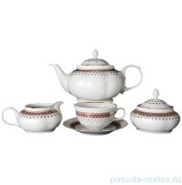 Чайный сервиз на 6 персон 15 предметов &quot;Николь /Любава&quot; / 036199