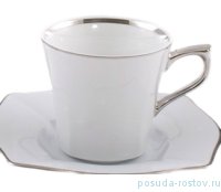 Чашка чайная 230 мл 1 шт &quot;Львов /Отводка платина&quot; / 203862