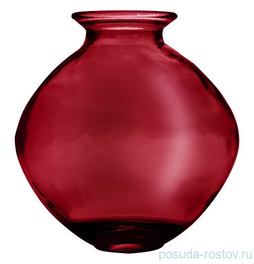 Ваза для цветов 26 см рубиновый "Neon" / 323158