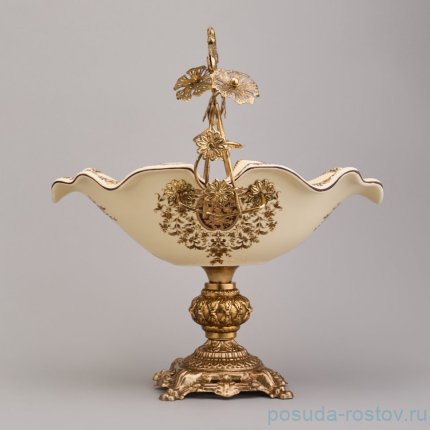 Блюдо 32 х 24 х 34 см н/н с ручкой / 368902