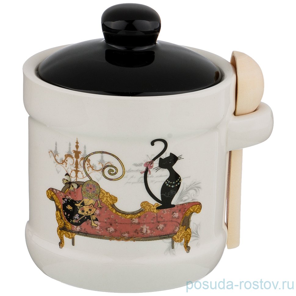 Сахарница 300 мл с ложкой "Грация" / 190271 Сахарница 300 мл с ложкой "Грация" / 190271