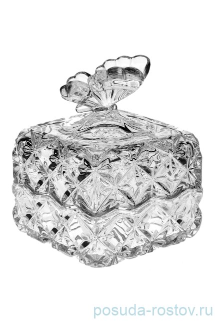 Шкатулка 9,6 см крадратная &quot;Бабочка /BUTTERFLY&quot; / 104622