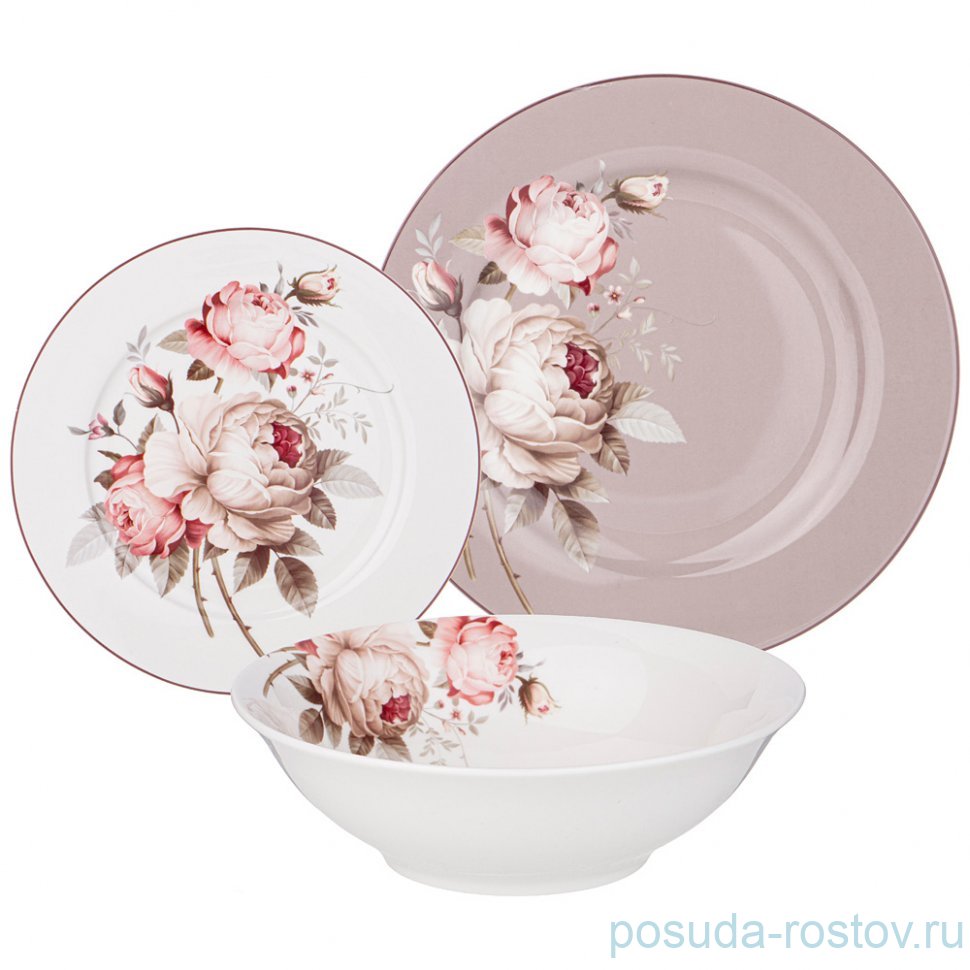Набор тарелок на 6 персон 18 предметов "Мэрибель" / 331968
