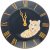 Тарелкa 20,5 см серая "Часы /Top style" / 263410