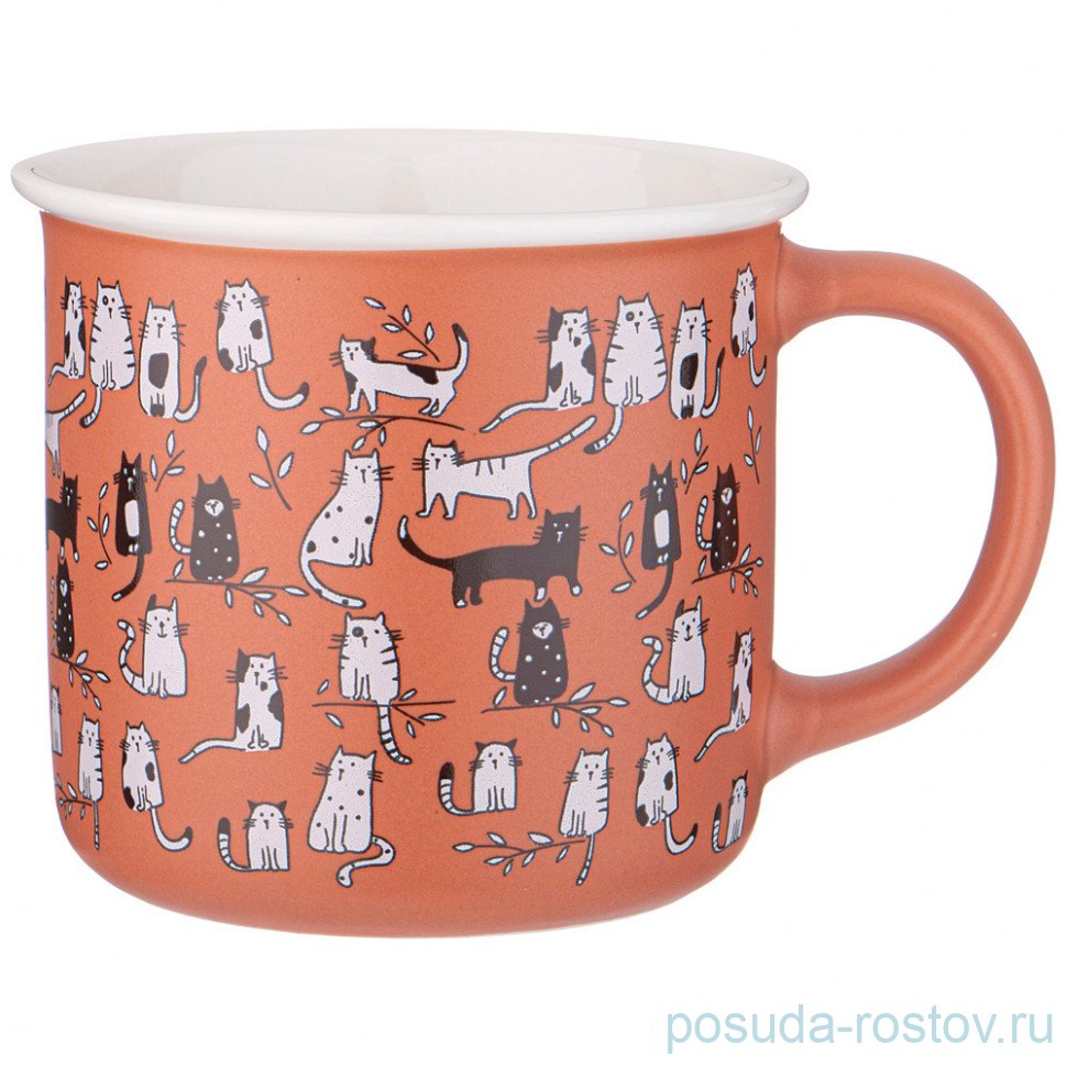 Кружка 380 мл "Котомания" / 337426