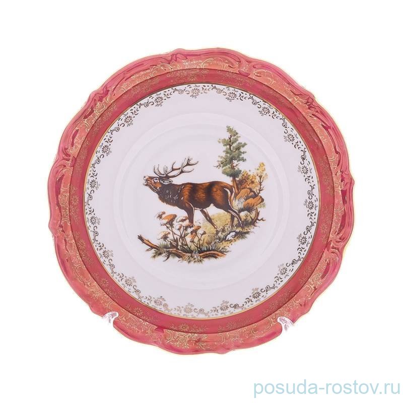 Салатник 26 см "Мария-Тереза /Охота красная" R-C / 327931