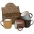 Набор кружек 255 мл 4 шт "Just Coffee" / 378367