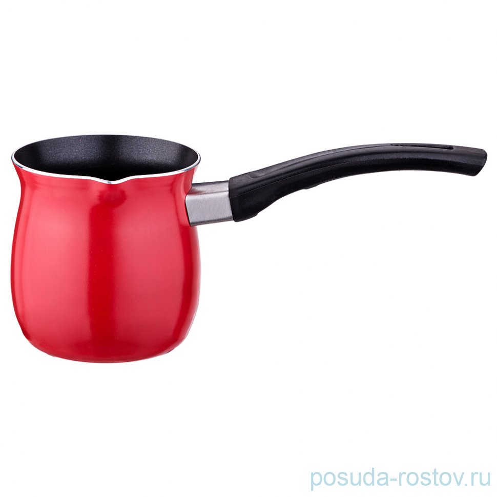 Турка 450 мл красная /антипригарное покрытие "Agness" / 195803