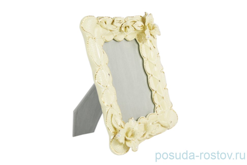 Фоторамка-Зеркало керамика "Lanzarin Ceramiche /Цветы" / 078200