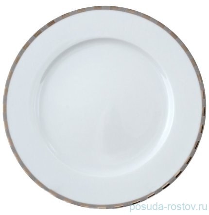 Тарелка 25 см 1 шт &quot;Опал /Платиновые пластинки&quot; / 153776