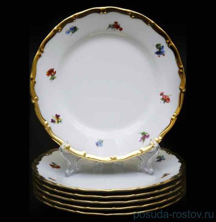 Набор тарелок 17 см 6 шт &quot;Анжелика 852 /Мелкие цветы&quot; / 027620