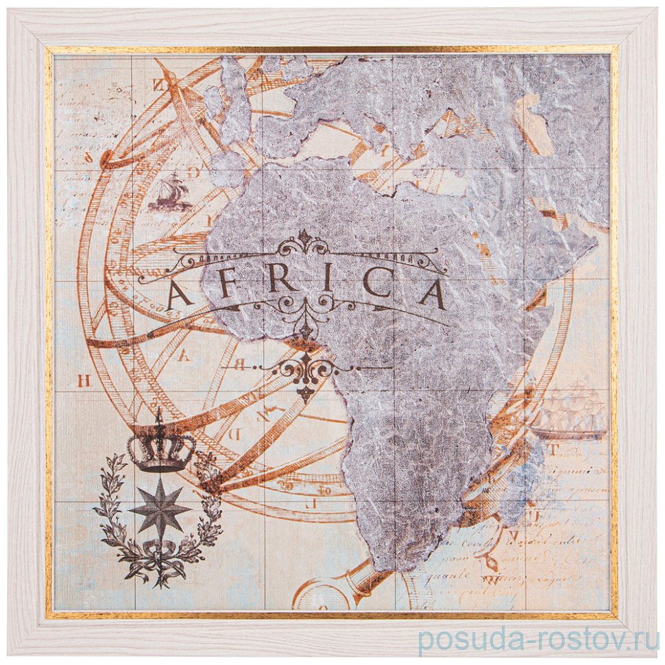 Картина 50 х 50 см /рамка жемчуг с золотом / 270135 Картина 50 х 50 см /рамка жемчуг с золотом / 270135