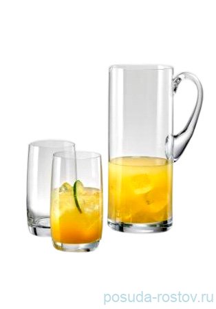 Набор для воды 7 предметов (кувшин 1,5 л + 6 стаканов) "Без декора" / 069464