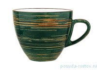 Кофейная чашка 110 мл зелёная &quot;Spiral&quot; / 261641