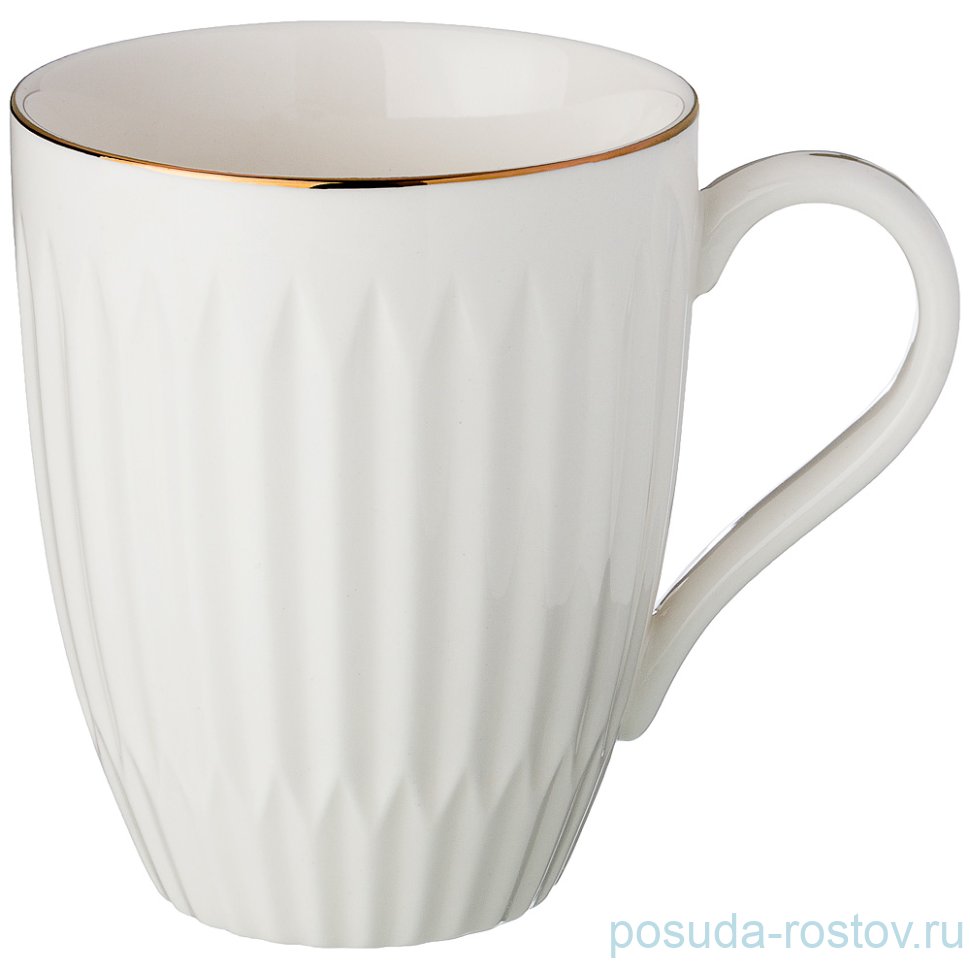 Кружка 400 мл "Вайт /Отводка золото" / 196807 Кружка 400 мл "Вайт /Отводка золото" / 196807