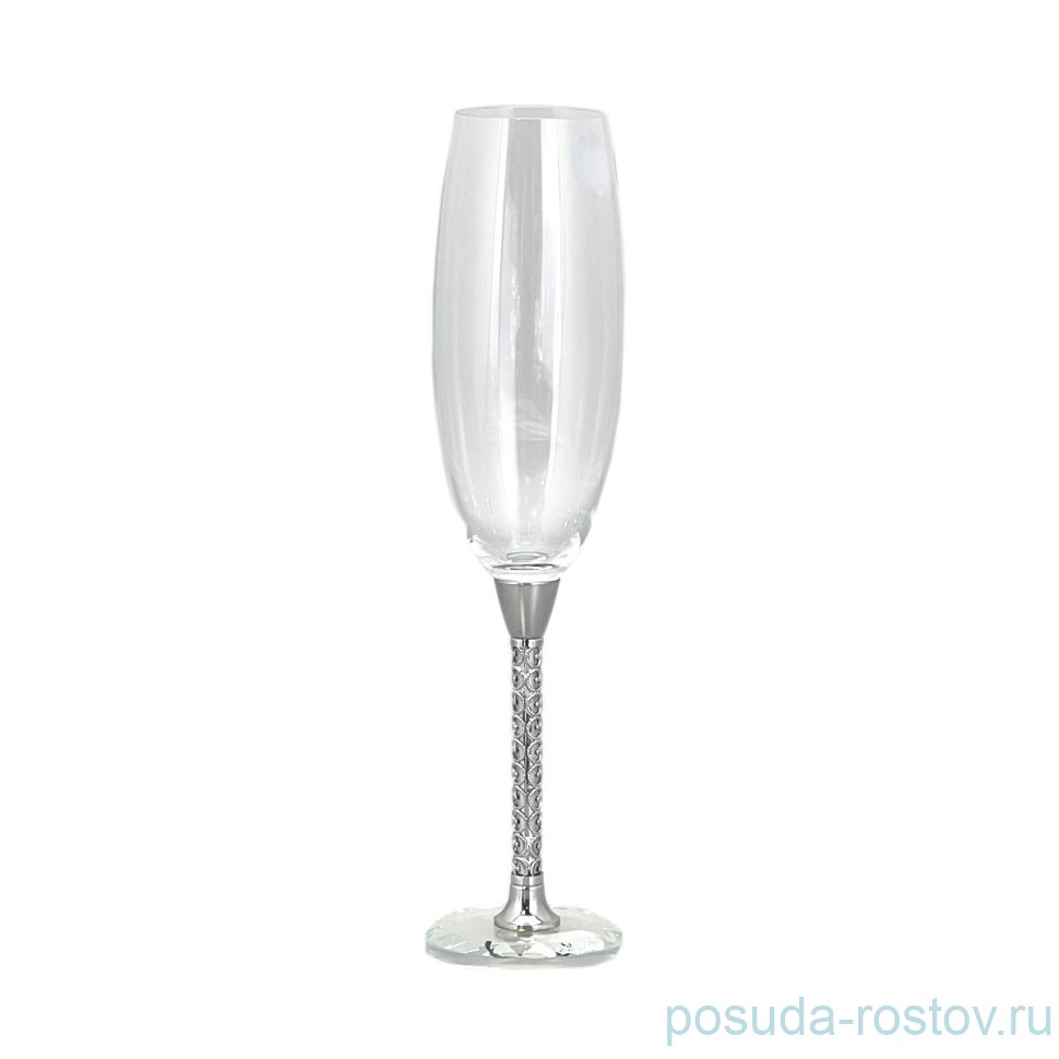 Бокал для шампанского "стразы /платина" / 275863