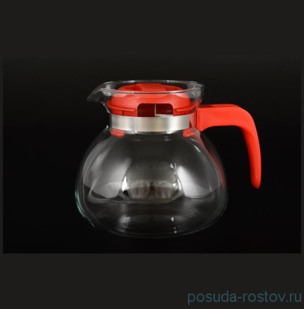 Заварочный чайник 1,5 л с крышкой ассорти (без ситечка) &quot;Сватава /Simax&quot; / 019474