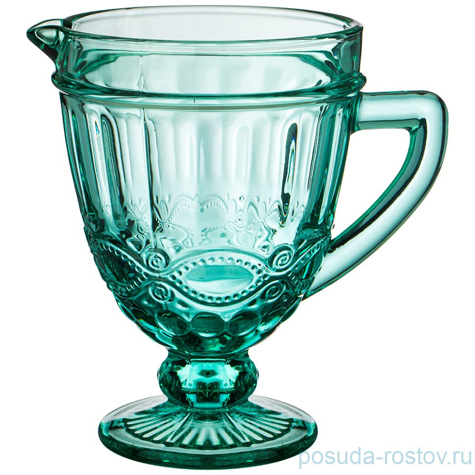 Кувшин для воды 1,3 л бирюзовый "Серпентина /Muza color" / 220745