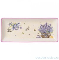 Блюдо 28 х 12 х 3 см прямоугольное &quot;прованс /лаванда&quot; / 282424