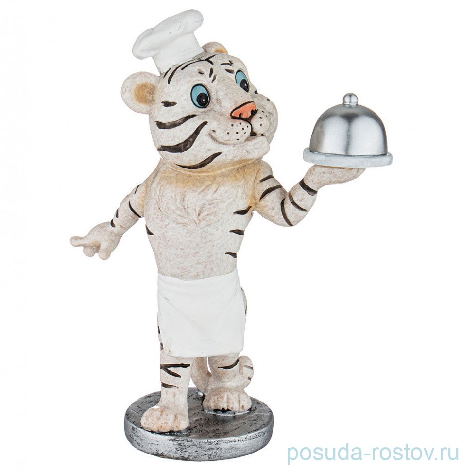 Фигурка 12 х 7,5 х 19 см белая "Тигруля" / 268804 Фигурка 12 х 7,5 х 19 см белая "Тигруля" / 268804