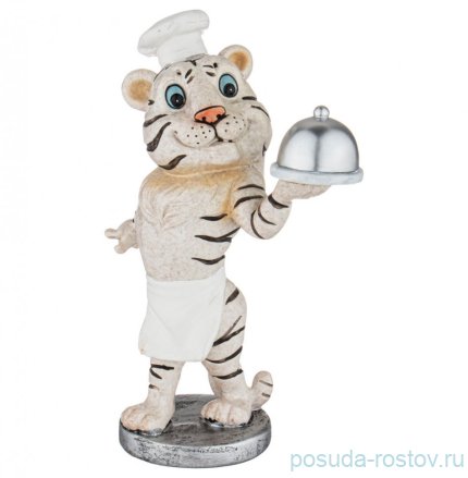 Фигурка 12 х 7,5 х 19 см белая &quot;Тигруля&quot; / 268804