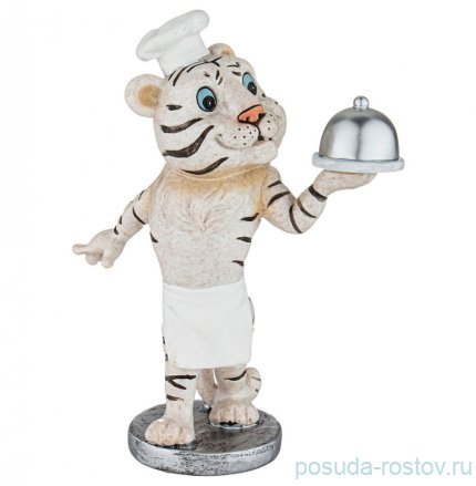 Фигурка 12 х 7,5 х 19 см белая &quot;Тигруля&quot; / 268804