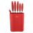 Набор ножей для кухни 7 предметов с подставкой &quot;Blaumann&quot; красный / 147938