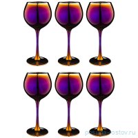 Бокалы для белого вина 280 мл 6 шт &quot;Королевская фуксия&quot; / 244214