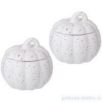 Набор горшочков для запекания 250 мо 2 шт с крышкой &quot;Тыква&quot; / 347611