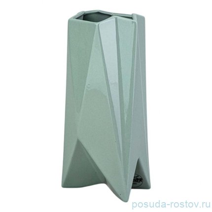 Ваза 10.5*8*24см цвет: мятный / 360756