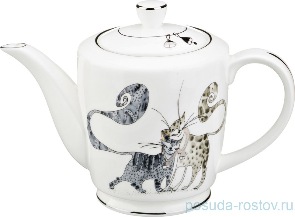Заварочный чайник 500 мл "Котики" / 228569