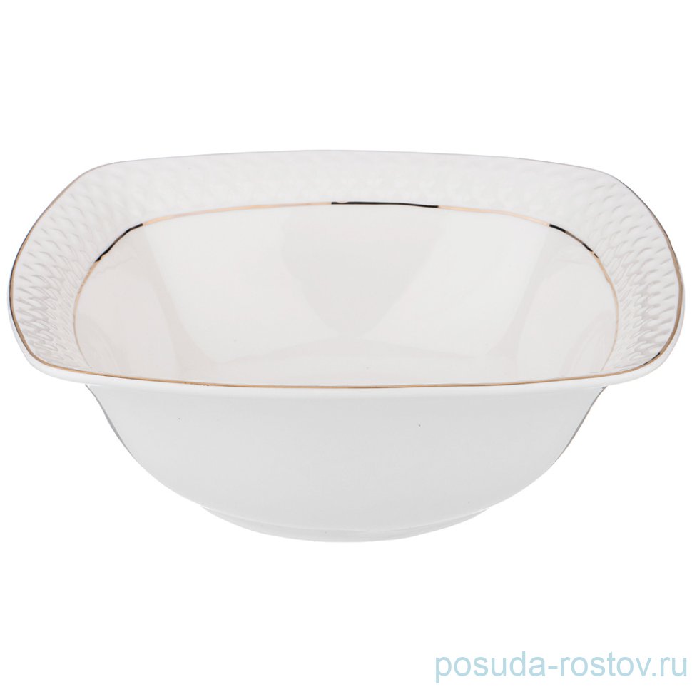 Салатник 21 см квадратный "Диаманд голд" / 230638 Салатник 21 см квадратный "Диаманд голд" / 230638