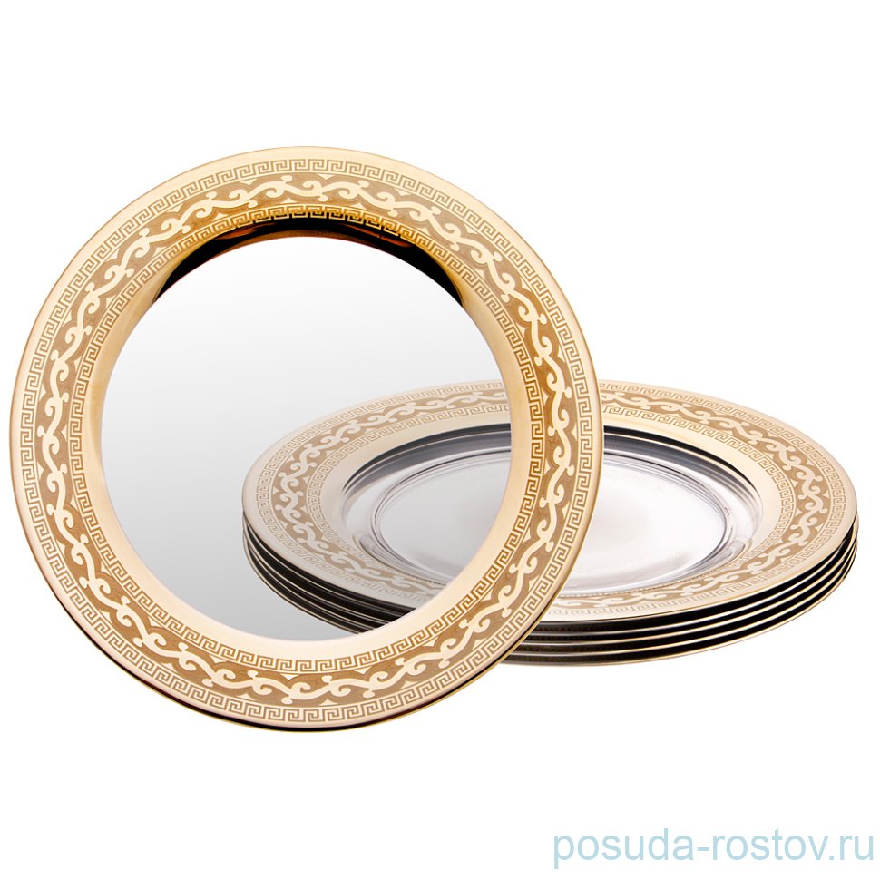 Набор тарелок 25 см 6 шт "Полоса /Версаль" / 242104 Набор тарелок 25 см 6 шт "Полоса /Версаль" / 242104