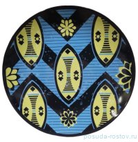 Тарелка 27 см 1 шт &quot;Амадеус /Сине-жёлто-чёрная&quot; / 246251