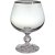 Бокал для бренди 250 мл 1 шт "Клаудия /Отводка платина" / 234510