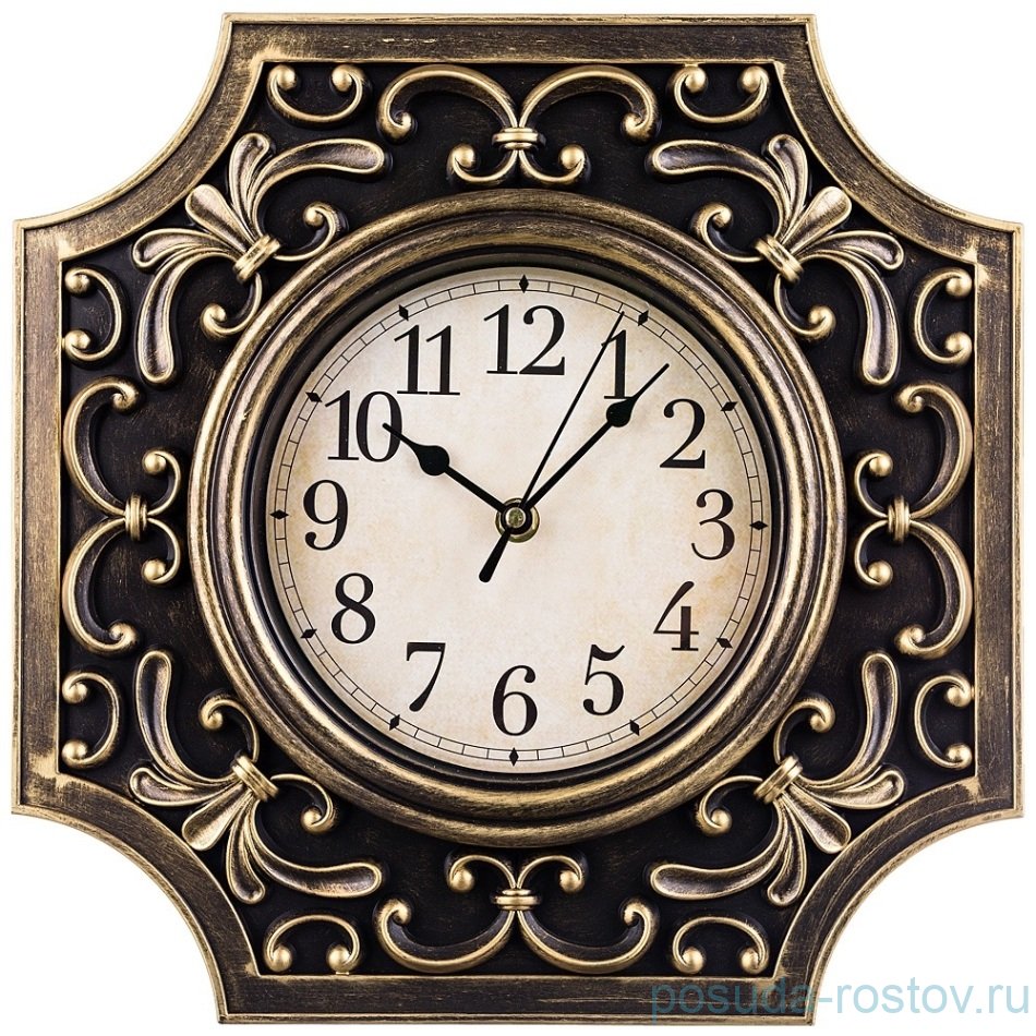 Часы настенные 30 х 30 см кварцевые "ROYAL HOUSE" / 187957 Часы настенные 30 х 30 см кварцевые "ROYAL HOUSE" / 187957