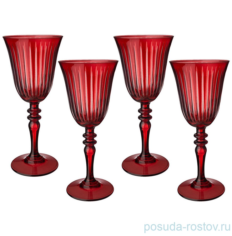 Бокалы для белого вина 270 мл 4 шт "Sicilia red" / 328630 Бокалы для белого вина 270 мл 4 шт "Sicilia red" / 328630