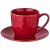 Чайная пара 240 мл 1 шт "Concerto /Винно-красный" / 172223