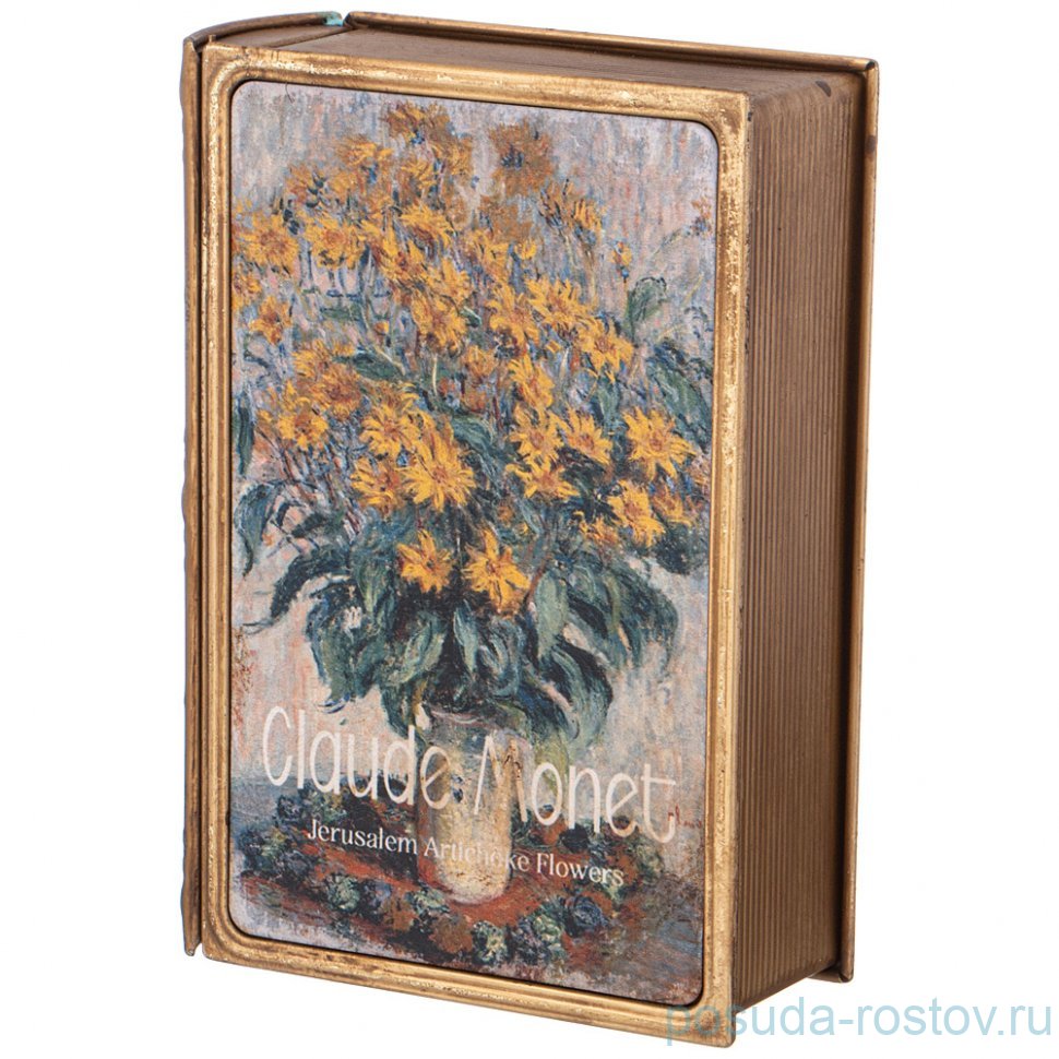 Шкатулка-книжка 17 х 12 х 5 см "Claude monet" / 353574 Шкатулка-книжка 17 х 12 х 5 см "Claude monet" / 353574
