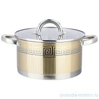 Кастрюля 20 х 11 см со стеклянной крышкой 3,5 л &quot;версаче&quot; / 274012
