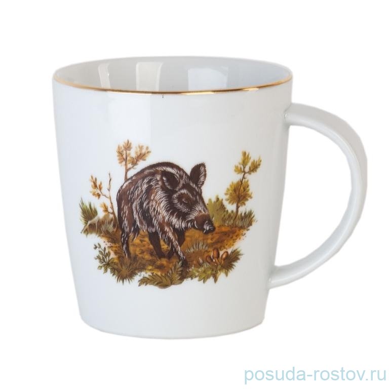 Кружка 420 мл "Охота /Кабан" / 167670