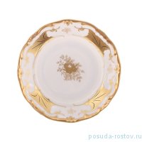 Набор тарелок 17 см 6 шт &quot;Кленовый лист /Белый&quot; / 015611