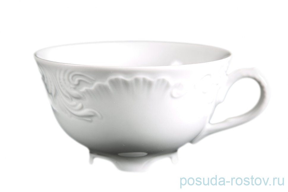 Чайная чашка 220 мл 1 шт "Рококо /Без декора" / 111618 Чайная чашка 220 мл 1 шт "Рококо /Без декора" / 111618