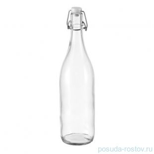 Бутылка с зажимом 1 л &quot;DELLA CASA /Без декора&quot; / 145351