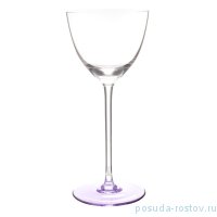Бокал для белого вина 260 мл 1 шт &quot;Колорс /Разноцветная ножка&quot; (фиолетовый) / 171546