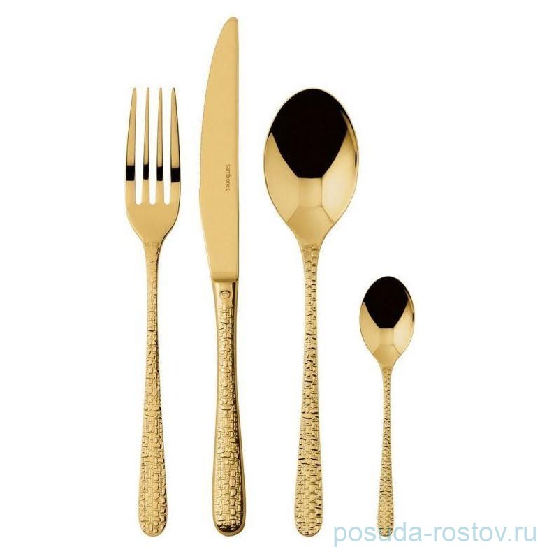 Столовые приборы 24 предмета на 6 персон "Venezia Gold" / 351367 Столовые приборы 24 предмета на 6 персон "Venezia Gold" / 351367