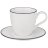 Чайная пара 220 мл белая &quot;Traditions&quot; (4шт.) / 336812